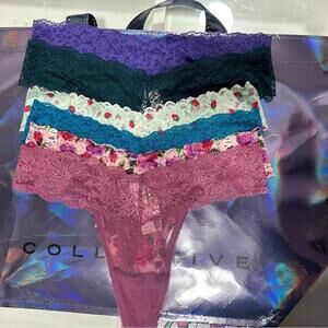 Victoria's Secret lacie thongs pack